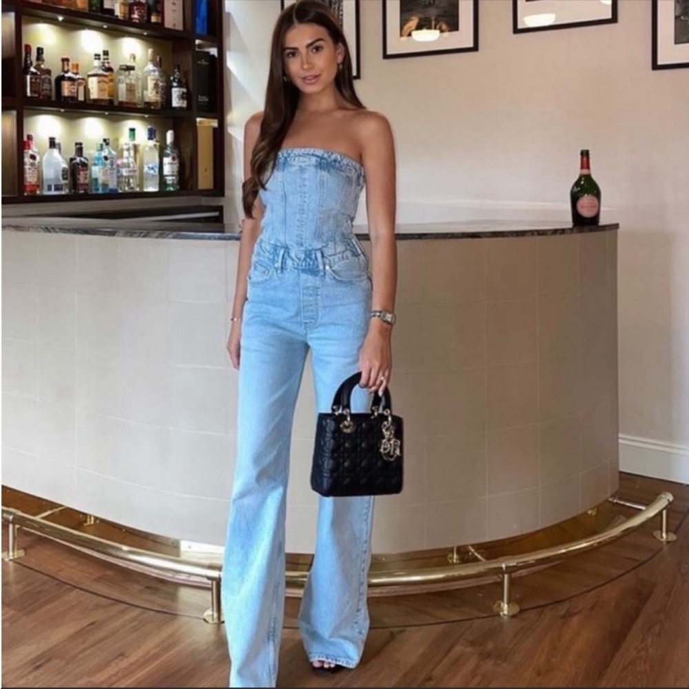 Zara denim jumpsuit: Runs Small